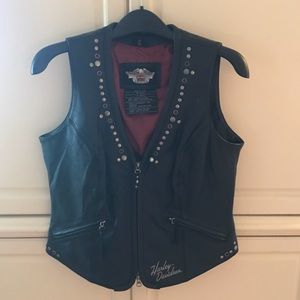 Harley Davidson leather vest